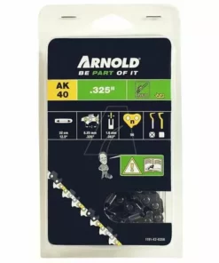 Arnold Chaîne De Tronçonneuse 325"/1,6 mm - 56 maillons D’entraîneurs - Gouges Demi-rondes
