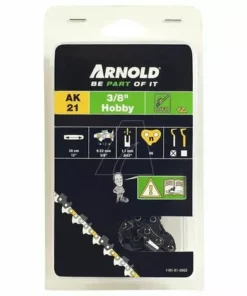 Arnold Chaîne De Tronçonneuse 3/8", 1,1mm - 46 Maillons D’entraineurs - Gouges Demi-rondes