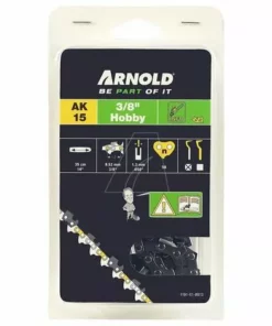Arnold Chaîne De Tronçonneuse 3/8", 1,3 Mm - 50 Maillons D’entraineurs - Gouges Demi-rondes