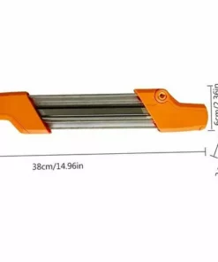 STARLIGHT Aiguiseur De Chaîne De Tronçonneuse, Kit Daffûtage De Tronçonneuse Et Outil De Meulage De Chaîne Avec Poignée Pour Aiguiser Rapidement Nimporte Quelle Chaîne, Remplacement De Meuleuse,STAR.L -Tronçonneuse et accessoire Soldes 2022 60064187 5