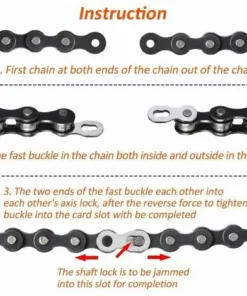 STARLIGHT Maillon De Chaîne De Vélo 8 Vitesses Maillon De Chaîne De Vélo Maillon Manquant Maillon De Chaîne De Vélo 5 Paires Réutilisable En Acier Argenté Connecteur De Chaîne De Vélo Accessoire De Vélo Pour Chaîne 6, 7, 8 Vitesses, Argent,STAR.L -Tronçonneuse et accessoire Soldes 2022 60064902 5