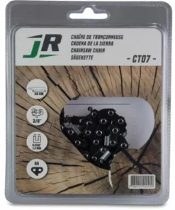 JR MOTOCULTURE JR Chaine De Tronçonneuses 30 Cm - Nombre D'entraîneurs 44 - Jauge .050 (1.3mm) CT07