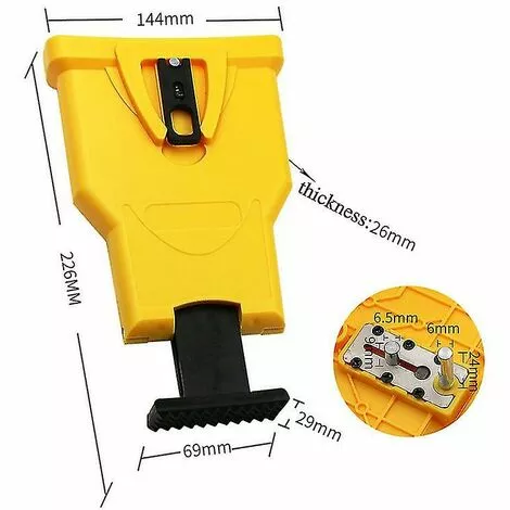 BENOBBY KIDS Affûteur De Dents De Tronçonneuse Kit De Chaîne De Scie Outil De Travail Du Bois Professionnel 4 BENOBBY KIDS Affûteur De Dents De Tronçonneuse Kit De Chaîne De Scie Outil De Travail Du Bois Professionnel – Image 2