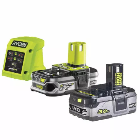 Pack RYOBI Tronçonneuse 18V OnePlus RY18CS20A-125 - 1 Batterie 3.0Ah High Energy - 1 Batterie 2.5Ah - Chargeur 4 Pack RYOBI Tronçonneuse 18V OnePlus RY18CS20A-125 - 1 Batterie 3.0Ah High Energy - 1 Batterie 2.5Ah - Chargeur – Image 2