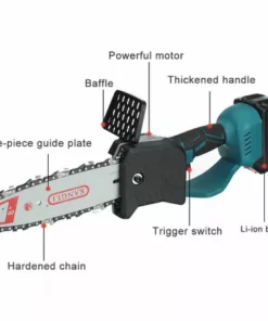 JMAX Tronçonneuse à Batterie Scie à Chaine Sans Fil électrique 1500W 288VF 22900mah Avec 2x Batterie -Tronçonneuse et accessoire Soldes 2022 60284964 4