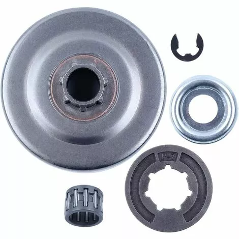 AOUGO Tambour D'embrayage P7Jante De Pignon Pour STIHL MS170 MS180 MS250 MS251 017 018 021 02 Tronçonneuse Remplacement Pièces Avec Roulement à Aiguilles Rondelle E-Clip 9512 933 2260 3 AOUGO Tambour D'embrayage P7Jante De Pignon Pour STIHL MS170 MS180 MS250 MS251 017 018 021 02 Tronçonneuse Remplacement Pièces Avec Roulement à Aiguilles Rondelle E-Clip 9512 933 2260