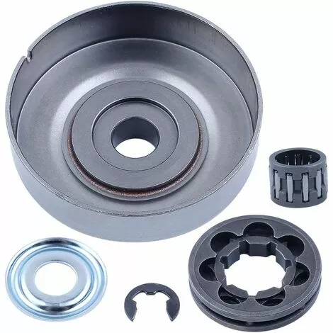 AOUGO Tambour D'embrayage P7Jante De Pignon Pour STIHL MS170 MS180 MS250 MS251 017 018 021 02 Tronçonneuse Remplacement Pièces Avec Roulement à Aiguilles Rondelle E-Clip 9512 933 2260 6 AOUGO Tambour D'embrayage P7Jante De Pignon Pour STIHL MS170 MS180 MS250 MS251 017 018 021 02 Tronçonneuse Remplacement Pièces Avec Roulement à Aiguilles Rondelle E-Clip 9512 933 2260 – Image 4