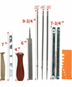 JOORRT Affuteuse De Tronçonneuse Professionnel 8 Pièce Chaîne Affûtage Kit Compatible Avec Stihl 11 JOORRT Affuteuse De Tronçonneuse Professionnel 8 Pièce Chaîne Affûtage Kit Compatible Avec Stihl -Tronçonneuse et accessoire Soldes 2022 60668050 5