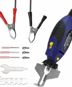 JOORRT Scie Aiguiseur De Chaîne, 12 V Ordinateur De Poche Scie-chaîne Broyeur De Chaîne