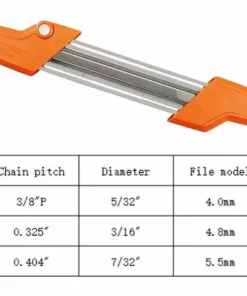 FLYME Aiguiseur De Chaîne De Tronçonneuse, Lame De Travail Du Bois, Outil De Meulage De Chaîne De Rechange Facile Pour Tronçonneuse De Tronçonneuse (4 Mm) -Tronçonneuse et accessoire Soldes 2022 60691561 2