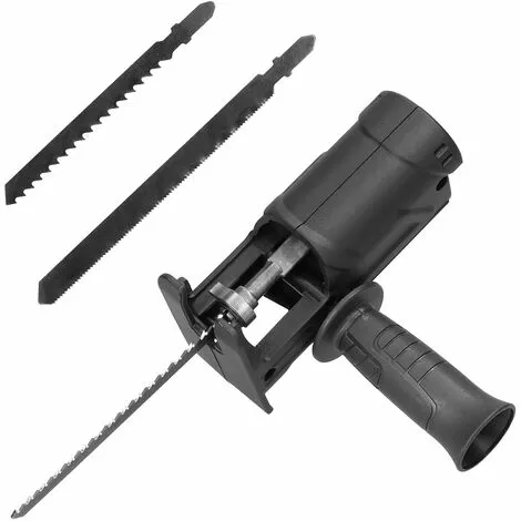 HAPPYSHOPPING Perceuse électrique à Tronçonneuse Accessoires Perceuse électrique à Scie Alternative Scie Sauteuse Universelle Scie Sauteuse électrique Scie Alternative Outil De Conversion Rapide Et Pratique Outil De Coupe Pour Le Travail Du Bois Avec 3 Lames 5 HAPPYSHOPPING Perceuse électrique à Tronçonneuse Accessoires Perceuse électrique à Scie Alternative Scie Sauteuse Universelle Scie Sauteuse électrique Scie Alternative Outil De Conversion Rapide Et Pratique Outil De Coupe Pour Le Travail Du Bois Avec 3 Lames – Image 3