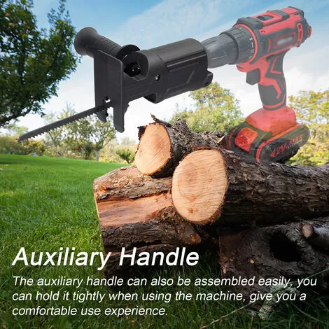 HAPPYSHOPPING Perceuse électrique à Tronçonneuse Accessoires Perceuse électrique à Scie Alternative Scie Sauteuse Universelle Scie Sauteuse électrique Scie Alternative Outil De Conversion Rapide Et Pratique Outil De Coupe Pour Le Travail Du Bois Avec 3 Lames 7 HAPPYSHOPPING Perceuse électrique à Tronçonneuse Accessoires Perceuse électrique à Scie Alternative Scie Sauteuse Universelle Scie Sauteuse électrique Scie Alternative Outil De Conversion Rapide Et Pratique Outil De Coupe Pour Le Travail Du Bois Avec 3 Lames – Image 5