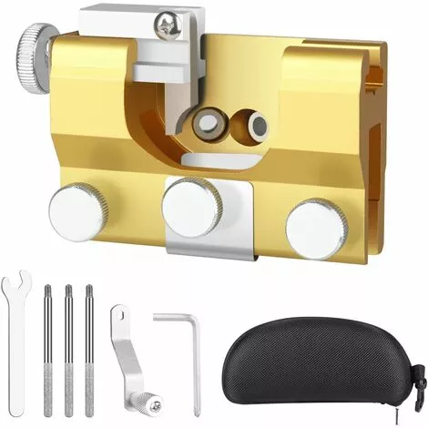 QERSTA Kit D'affûtage De Tronçonneuse, Kit D'affûtage De Tronçonneuse Portable, Affûteur De Tronçonneuse à Main, Facile à Utiliser 3 QERSTA Kit D'affûtage De Tronçonneuse, Kit D'affûtage De Tronçonneuse Portable, Affûteur De Tronçonneuse à Main, Facile à Utiliser