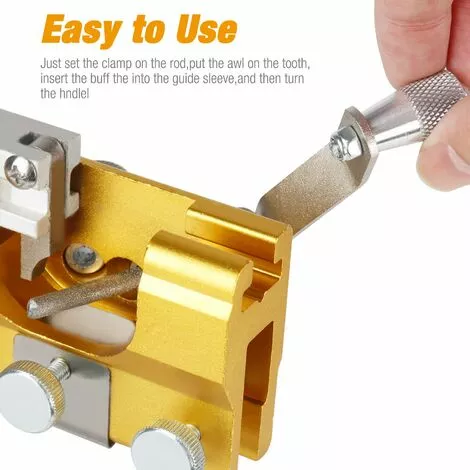 QERSTA Kit D'affûtage De Tronçonneuse, Kit D'affûtage De Tronçonneuse Portable, Affûteur De Tronçonneuse à Main, Facile à Utiliser 7 QERSTA Kit D'affûtage De Tronçonneuse, Kit D'affûtage De Tronçonneuse Portable, Affûteur De Tronçonneuse à Main, Facile à Utiliser – Image 5