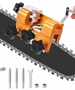 TANCYCO Gabarit D'affûtage De Tronçonneuse, Ensemble D'outils D'affûtage De Tronçonneuse Portable à Affûtage Rapide, Adapté à Tous Les Types De Scies à Chaîne Et De Scies électriques