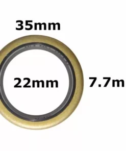 CYCLINGCOLORS 2x Joint SPI 22x35x7,7mm Référence Origine 391 483 Et 291 841 Compatible Avec Briggs & Stratton 2 à 5cv -Tronçonneuse et accessoire Soldes 2022 61218205 2