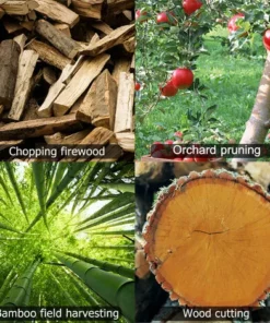 SUPERSELLER Scie à Chaîne Sans Fil Sans Balais 21 V Avec Chargeur Rapide De Batterie 2 X 4 Ah Inclus Kit De Scie D'élagage électrique Portable 25,4 Cm Avec Boîte De Transport Pour Abattage D'arbres Et Coupe De Bois De Chauffage -Tronçonneuse et accessoire Soldes 2022 61469352 4