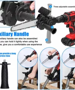 SUPERSELLER Perceuse électrique De 6 Pouces Modifiée à L'accessoire D'outil De Tronçonneuse électrique Accessoire De Tronçonneuse électrique Ensemble D'outils De Modification Pratique Outil De Coupe Du Bois 10 SUPERSELLER Perceuse électrique De 6 Pouces Modifiée à L'accessoire D'outil De Tronçonneuse électrique Accessoire De Tronçonneuse électrique Ensemble D'outils De Modification Pratique Outil De Coupe Du Bois -Tronçonneuse et accessoire Soldes 2022 63064594 4