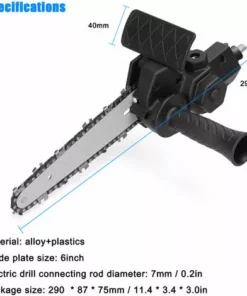 SUPERSELLER Perceuse électrique De 6 Pouces Modifiée à L'accessoire D'outil De Tronçonneuse électrique Accessoire De Tronçonneuse électrique Ensemble D'outils De Modification Pratique Outil De Coupe Du Bois 11 SUPERSELLER Perceuse électrique De 6 Pouces Modifiée à L'accessoire D'outil De Tronçonneuse électrique Accessoire De Tronçonneuse électrique Ensemble D'outils De Modification Pratique Outil De Coupe Du Bois -Tronçonneuse et accessoire Soldes 2022 63064594 5