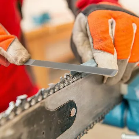 SLBRILLèRE Aiguiseur De Chaîne Kit D'aiguiseur De Tronçonneuse Pour Tronçonneuse Avec Lime, Manche En Bois 4 SLBRILLèRE Aiguiseur De Chaîne Kit D'aiguiseur De Tronçonneuse Pour Tronçonneuse Avec Lime, Manche En Bois – Image 2