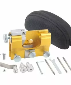 SLBRILLèRE Kit D'affûtage De Chaîne De Tronçonneuse Chainsaw Chain Sharpening Jig Aiguiseur De Chaîne De Tronçonneuse À Manivelle De Luxe