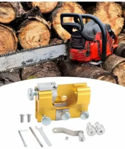 SLBRILLèRE Kit D'affûtage De Chaîne De Tronçonneuse Chainsaw Chain Sharpening Jig Aiguiseur De Chaîne De Tronçonneuse À Manivelle De Luxe -Tronçonneuse et accessoire Soldes 2022 63527457 3