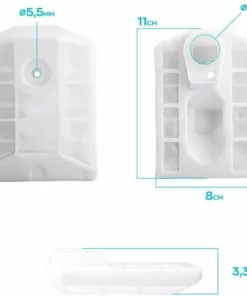 Boudech Filtre à Air Pour Tronçonneuse 62Cc Filtre à Air De Remplacement Compatible Avec La Tronçonneuse 2 Temps 52Cc -Tronçonneuse et accessoire Soldes 2022 63683366 4