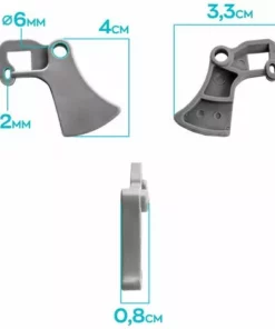 Boudech Levier De Déclenchement De L'accélérateur Pour La Tronçonneuse 25Cc -Tronçonneuse et accessoire Soldes 2022 63683602 4