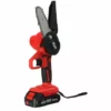 AUGIENB Scie à Chaine Tron?onneuse à Batterie à Batterie élagueuse Sans Fil Mensela 4" 18V Scie à Chaine Scie à Buche électrique 2 Batteries -Tronçonneuse et accessoire Soldes 2022 63728881 1