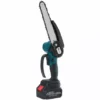 AUGIENB Scie à Chaine Tron?onneuse à Batterie à Batterie élagueuse Sans Fil Wolike 8" 18V 10000RPM Scie à Chaine Scie à Buche électrique 2 Batteries Bleu -Tronçonneuse et accessoire Soldes 2022 63728895 1