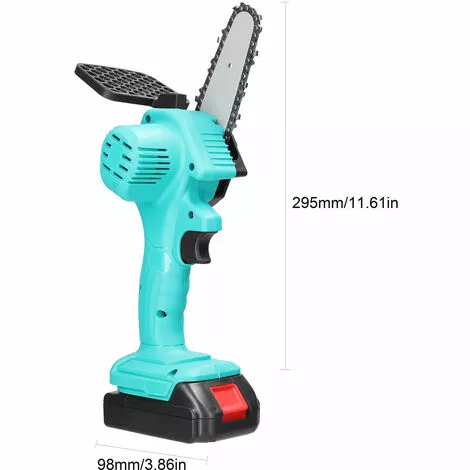 LIFCAUSAL Scies D'élagage électriques à Batterie Au Lithium Rechargeable 21V 4 Pouces Petit Moteur De Brosse De Tronçonneuse à Fendre Le Bois Outil électrique à Une Main Pour Le Travail Du Bois (jaune Avec 1 Batterie) 4 LIFCAUSAL Scies D'élagage électriques à Batterie Au Lithium Rechargeable 21V 4 Pouces Petit Moteur De Brosse De Tronçonneuse à Fendre Le Bois Outil électrique à Une Main Pour Le Travail Du Bois (jaune Avec 1 Batterie) – Image 2