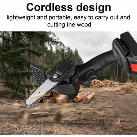 LIFCAUSAL Scies D'élagage électriques à Batterie Au Lithium Rechargeable 21V 4 Pouces Petit Moteur De Brosse De Tronçonneuse à Fendre Le Bois Outil électrique à Une Main Pour Le Travail Du Bois (jaune Avec 1 Batterie) 5 LIFCAUSAL Scies D'élagage électriques à Batterie Au Lithium Rechargeable 21V 4 Pouces Petit Moteur De Brosse De Tronçonneuse à Fendre Le Bois Outil électrique à Une Main Pour Le Travail Du Bois (jaune Avec 1 Batterie) – Image 3