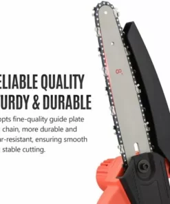 LIFCAUSAL Mini Tronçonneuse Sans Fil 21 V Sans Fil 20,3 Cm Scie à Chaîne électrique Portable 4,0 Ah Batterie Rechargeable Chargeur Rapide Alimenté Branche D'arbre Sécateur Sécateur Outil De Jardin Pour Tailler Les Arbres (2 Piles De 20,3 Cm) 11 LIFCAUSAL Mini Tronçonneuse Sans Fil 21 V Sans Fil 20,3 Cm Scie à Chaîne électrique Portable 4,0 Ah Batterie Rechargeable Chargeur Rapide Alimenté Branche D'arbre Sécateur Sécateur Outil De Jardin Pour Tailler Les Arbres (2 Piles De 20,3 Cm) -Tronçonneuse et accessoire Soldes 2022 63746204 5