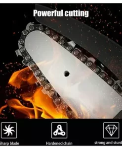 4 Pouces 3 Pièces Mini Chaîne De Tronçonneuse électrique Sans Fil Pour Couper Les Branches De Bois élagage Cour Jardinage,HANBING -Tronçonneuse et accessoire Soldes 2022 63784959 3