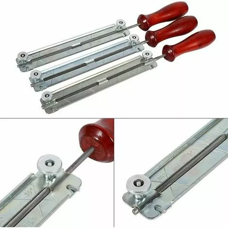 SINCèREETALI Ensemble De Limes à Affûter Rondes En Acier Pour Tronçonneuse Porte-outil Pour Le Travail Du Bois Porte-outil Guide-fichier (4,8 Mm) 5 SINCèREETALI Ensemble De Limes à Affûter Rondes En Acier Pour Tronçonneuse Porte-outil Pour Le Travail Du Bois Porte-outil Guide-fichier (4,8 Mm) – Image 3