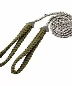FOZIY Portatif Tronçonneuse Scie à Main Avec Poignées De Corde Parachute Multifonction Trousse En Nylon, Câble Scie Pour La Survie Gear, Le Camping, La Chasse.，Fonepro