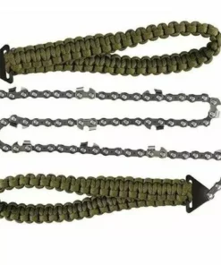 FOZIY Portatif Tronçonneuse Scie à Main Avec Poignées De Corde Parachute Multifonction Trousse En Nylon, Câble Scie Pour La Survie Gear, Le Camping, La Chasse.，Fonepro -Tronçonneuse et accessoire Soldes 2022 63840516 5