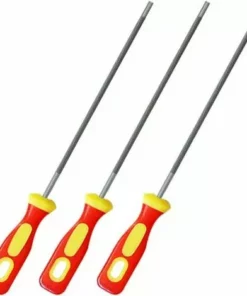 FOZIY 3 Pièces Rond En Acier à Haute Teneur En Carbone Affûtage Tronçonneuse Scie à Chaîne Limes Affûteuse Pour Menuiserie Tronçonneuse Fichier 4mm,，Fonepro
