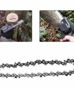 GroupM 4 Pièces (chaîne De 1 2*4 Pouces + Plaque De Guidage De 1 2*4 Pouces) Mini Scie à Chaîne électrique De 4 Pouces Accessoires De Lame De Scie De Jardin -Tronçonneuse et accessoire Soldes 2022 63892866 2