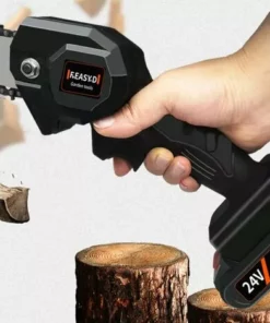 GroupM Norme Européenne Noire 4 Pouces 550W Scie à Chaîne électrique Une Petite Scie à Main Domestique électrique à Une Charge -Tronçonneuse et accessoire Soldes 2022 63893600 3