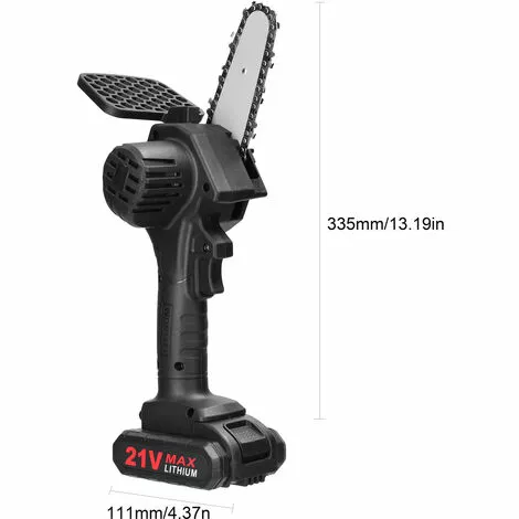 ASUPERMALL 21V 500W 4 Pouces Batterie Au Lithium Rechargeable Scies à élaguer électriques Petit Moteur De Brosse De Tronçonneuse à Fendre Le Bois Outil électrique à Une Main Pour Le Travail Du Bois Jardin Verger, 1 Pile 6 ASUPERMALL 21V 500W 4 Pouces Batterie Au Lithium Rechargeable Scies à élaguer électriques Petit Moteur De Brosse De Tronçonneuse à Fendre Le Bois Outil électrique à Une Main Pour Le Travail Du Bois Jardin Verger, 1 Pile – Image 4