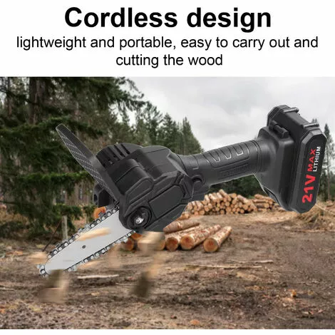 ASUPERMALL 21V 500W 4 Pouces Batterie Au Lithium Rechargeable Scies à élaguer électriques Petit Moteur De Brosse De Tronçonneuse à Fendre Le Bois Outil électrique à Une Main Pour Le Travail Du Bois Jardin Verger, 1 Pile 7 ASUPERMALL 21V 500W 4 Pouces Batterie Au Lithium Rechargeable Scies à élaguer électriques Petit Moteur De Brosse De Tronçonneuse à Fendre Le Bois Outil électrique à Une Main Pour Le Travail Du Bois Jardin Verger, 1 Pile – Image 5
