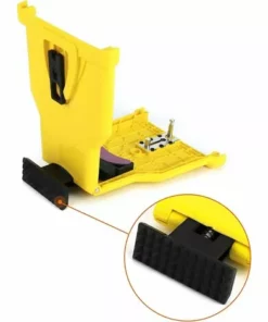 AOUGO Affûteur De Tronçonneuse Avec 4 Pierres D'affûtage, Affûteur De Dents De Tronçonneuse, Outils De Meulage De Pierre à Affûter Rapide Pour Barre De Scie à Chaîne De 14/16/18/20 Pouces à Un/deux Trous -Tronçonneuse et accessoire Soldes 2022 63967227 3