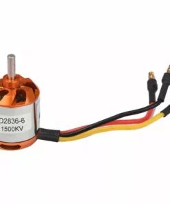 LIFCAUSAL Moteur Brushless Outrunner Haute Performance Pour Bricolage Modèle Avion RC Voiture Mini Multicopter Hélicoptère Quadrirotor (D2836-6 1500KV)