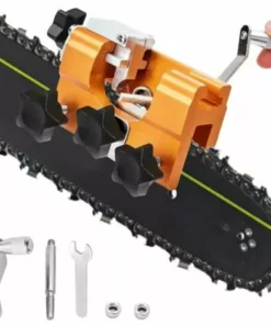 Ensoleillé Affûteur De Tronçonneuse, Affûteur De Tronçonneuse Portable à Manivelle - Affûteur De Chaîne Domestique - Convient à La Plupart Des Tronçonneuses