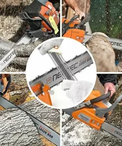 LTS FAFA Outil D'affûtage De Tronçonneuse Pour Chaîne De Scie, Kit De Couteau De Tronçonneuse à Lime Simple 2 En 1 -Tronçonneuse et accessoire Soldes 2022 64085866 5