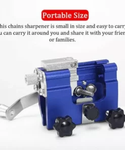 LIFCAUSAL Outil De Meulage De Chaînes De Tronçonneuse En Alliage D'aluminium Portable Portable Ensemble D'outils D'affûtage De Chaînes Manuels Affûteur De Chaînes Manuel Multifonction (1 Têtes De Meulage) -Tronçonneuse et accessoire Soldes 2022 64124982 3