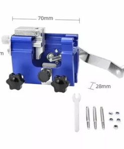 LIFCAUSAL Outil De Meulage De Chaînes De Tronçonneuse En Alliage D'aluminium Portable Portable Ensemble D'outils D'affûtage De Chaînes Manuels Affûteur De Chaînes Manuel Multifonction (1 Têtes De Meulage) -Tronçonneuse et accessoire Soldes 2022 64124982 4