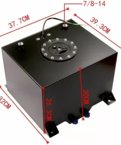 FUIENKO Réservoir De Surtension Universel En Aluminium, 30l, Avec Bouchon, Cellule De Carburant, Avec Capteur De Mousse à L'intérieur,CN,silver-1 -Tronçonneuse et accessoire Soldes 2022 64353549 2