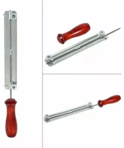 LITZEE Trousse D'affûteuse Pour Tronçonneuse, Lime Et Guide De Chaîne, Poignée En Bois(4.8mm) -Tronçonneuse et accessoire Soldes 2022 64563593 2
